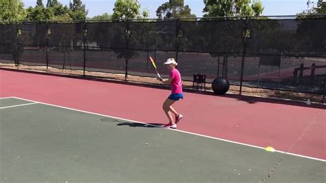 Tennis Twist Forehand Baseline Drill Hit Your Sweet Spot Hit Your