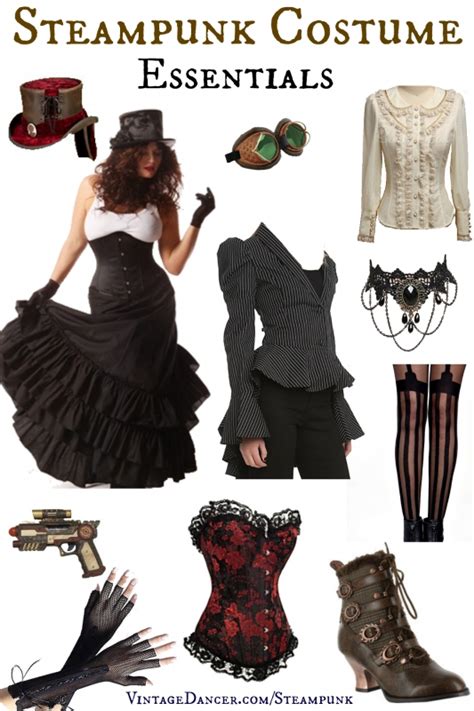 Victorian Steampunk Clothing And Costumes For Ladies