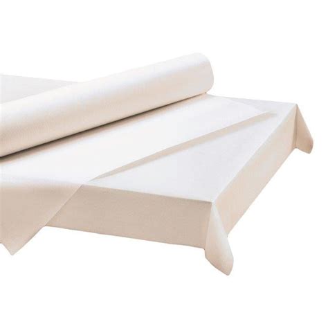 Hoffmaster 260045 Pe 40 X 300 In White Paper Roll Table Cover