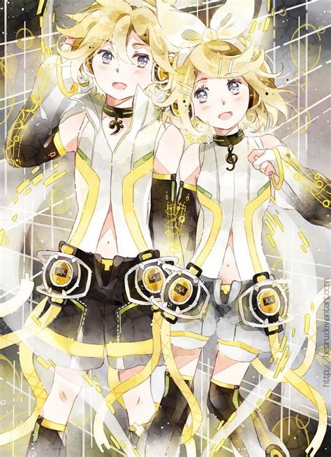 We Re Electric Voice Systems RIN And LEN By Hetiru Deviantart Com On DeviantART Anime