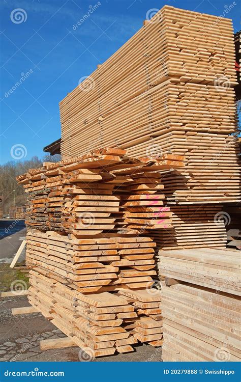 Fresh Wooden Studs Stock Photo Image Of Construction 20279888
