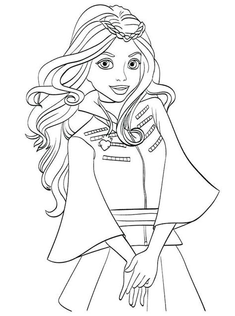 Free printable descendants wicked world coloring page for kids of all ages. Descendants Disney Coloring Pages at GetColorings.com ...