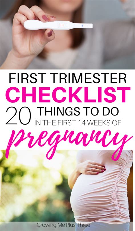 First Trimester Checklist In 2020 Preparing For Baby First Trimester