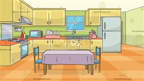 Furniture mid century modern gateleg dining table and. A Family Kitchen With A Dining Table And Two Chairs ...