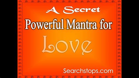 Mantra For Love Attraction Love Spell To Attract Your Partner Youtube