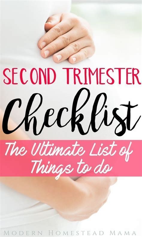 second trimester checklist 30 things to do in the second trimester second trimester