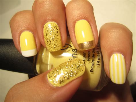 Learn easy nail art designs with this given step by step tutorial pictures. Yellow Nail Designs For Sunny Days - fashionsy.com
