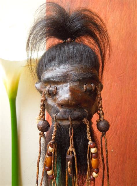 Funky Jivaro Shrunken Head Sold