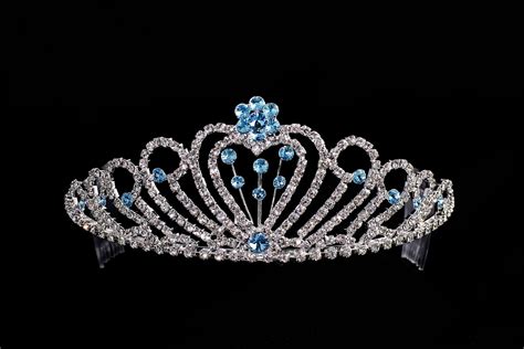 PS816 All Rhinestone Tiara - Quinceanera | Rhinestone tiara, Crystal rhinestone, Tiara headpieces