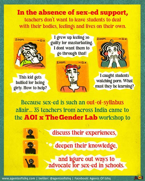 Teachers Tell Us Why They Need Sex Ed In Schools Aoi X The Gender Lab — Agents Of Ishq