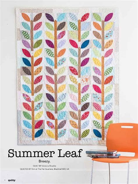Summer Leaf Quilt Pattern Download Quilting Daily