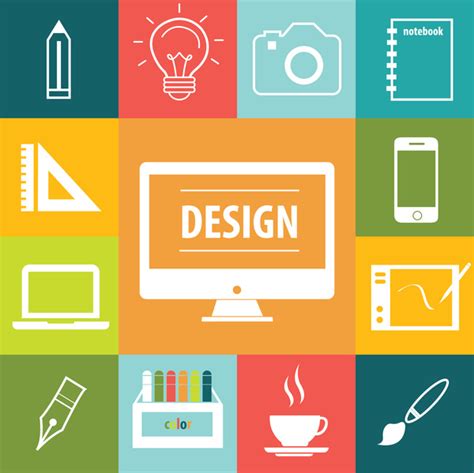 Design Icons Set Vectors Images Graphic Art Designs In Editable Ai