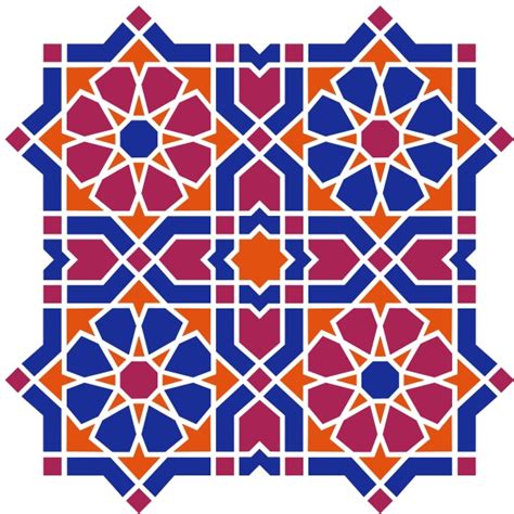 Al Hamra Contemporary Art Projects Characteristics Of Islamic Geometric Decoration