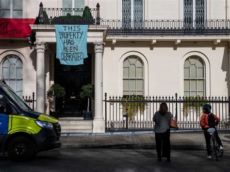 Squatters Occupy London Mansion Linked To Russian Oligarch Oleg