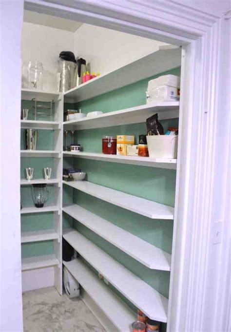 diy pantry shelves decor ideas