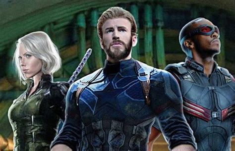 Captain America Black Widow And Falcon Featured On Avengers Infinity