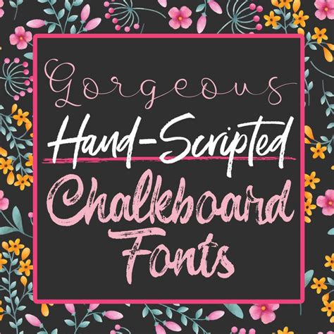 Fabulous And Free Chalkboard Fonts