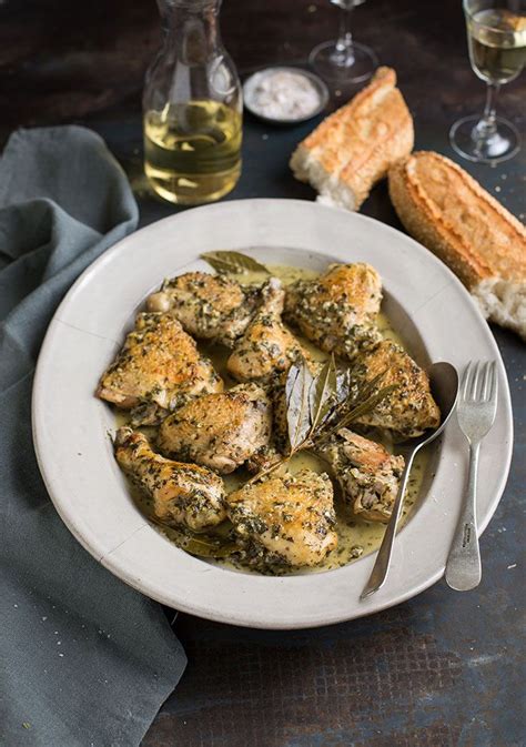A Chicken Recipe With White Wine Herbs And Garlic Mad Ein A Slow And A
