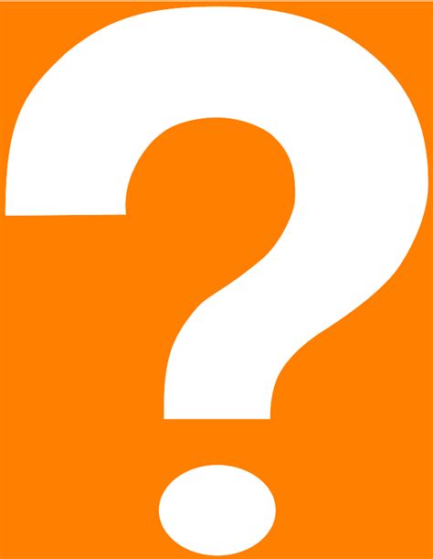 Question Mark Orange Clip Art At Vector Clip Art Online