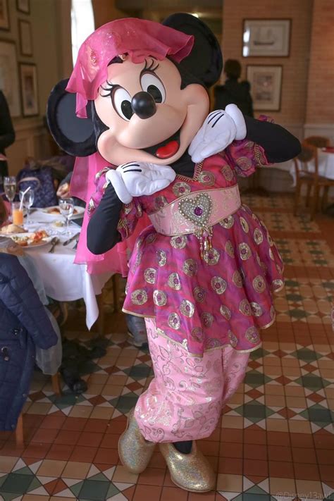 Minnie Mouse At The Oriental Brunch In The Inventions Restaurant In The