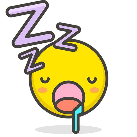 Sleepy Emoji Cartoon