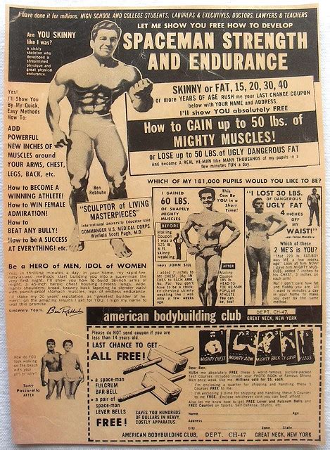 1950s american bodybuilding club muscle men vintage comic book advertisement a photo on flickriver