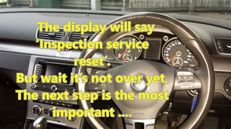 How To Reset Inspection Service Light On Your Volkswagen Passat Touran