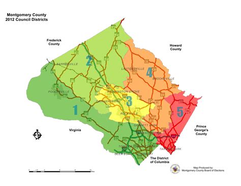 32 Map Of Montgomery County Md Maps Database Source