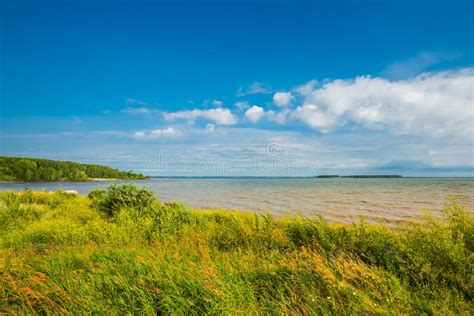 Coast Of The Ob River Siberiarussia Stock Photo Image Of District