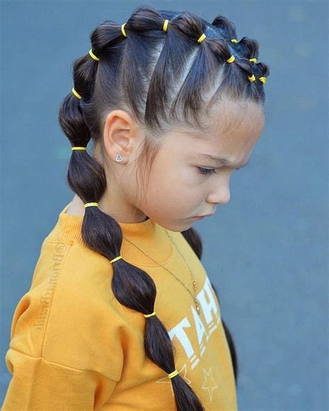 The rubber bands hairstyles for consistently is a polish of twists, a reasonable geometry of the lines and simple carelessness, giving the picture of a lively coquetry. 25 Simple And Beautiful Hairstyle Braids For Children ...