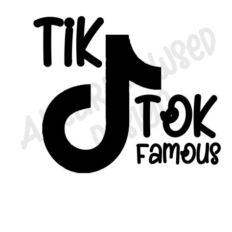 Excited To Share This Item From My Etsy Shop Tik Tok Famous Svg