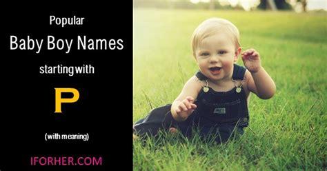 Best Hindu Baby Boy Names Starting With P