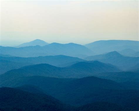 Blue Ridge Mountains Print Fine Art Photography Ridgeline Etsy Blue