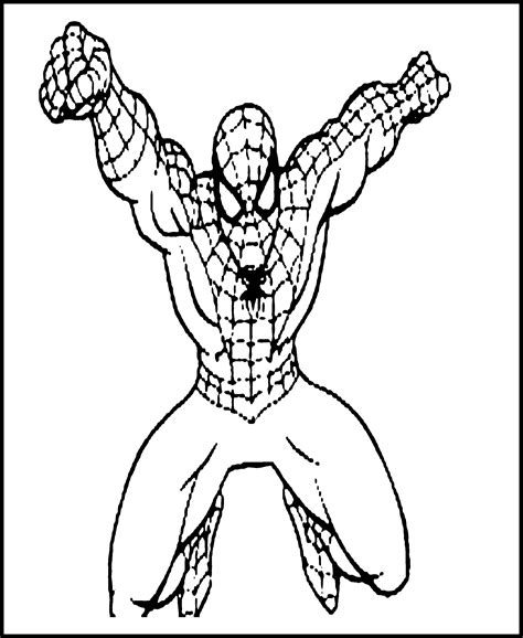 Cute Easy Spiderman Coloring Pages Printable Pdf Printcolorcraft