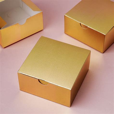 Efavormart 4x4x2 Cake Box For Candy Treat T Wrap Box Party Favor