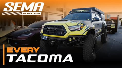 Every Toyota Tacoma Truck Build At Sema 2023 Trd Pros Pre Runners