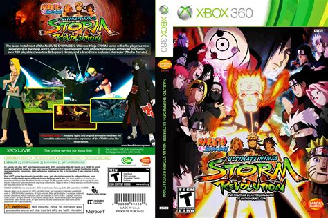 Naruto Shippuden Ultimate Ninja Storm Revolution Xbox 360 Ultra Capas