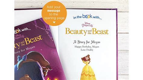 Beauty And The Beast Disney Personalised Storybook Red Letter Days