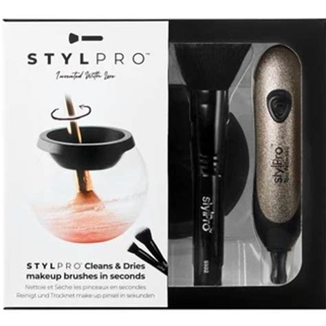 Stylpro Original Makeup Brush Cleaner And Dryer Glitter T Set Justmylook
