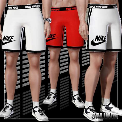 The Sims Resource Nike Pro Male Shorts