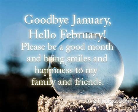Goodbye January Hello February Inspirational Quote Pictures Photos