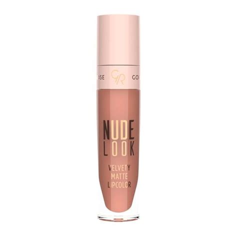 Golden Rose Nude Look Velvety Matte Lipcolor Peachy Nude Lilly