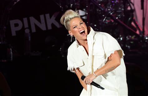 Pink Performs A Death Defying Stunt At 2017 American Music Awards