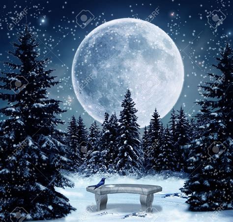 Beautiful Winter Moon Wallpapers Top Free Beautiful Winter Moon