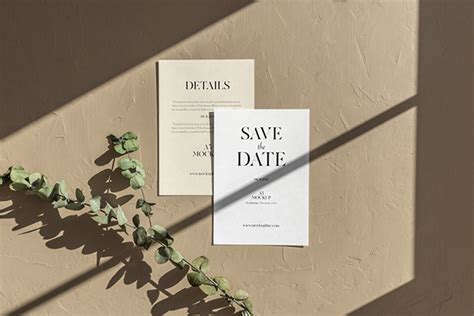 A5 Flyer Mockup Download A5 Invitation Card A5 Card On Behance