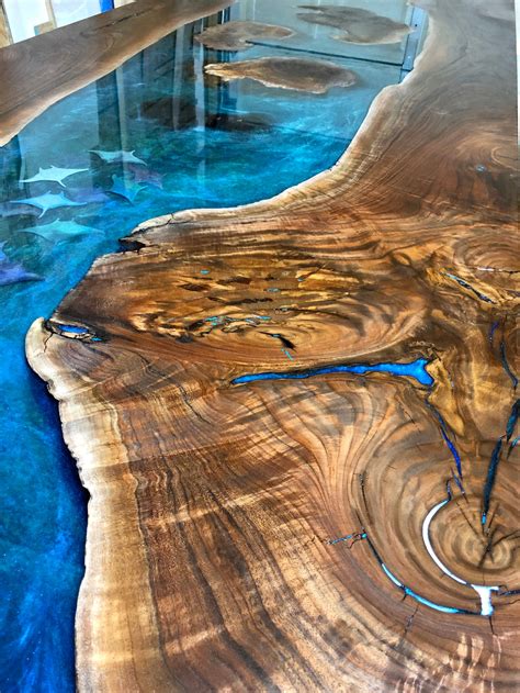 10ft Epoxy Resin Ocean Table Epoxy Resin River Table Etsy