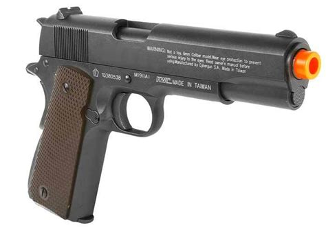 Kwc Colt 1911 Full Metal Co2 Blowback Airsoft Pistol Black
