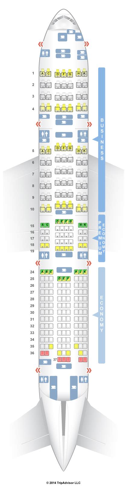 Boeing 787 8 Dreamliner Seat Map Ana