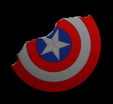 Captain America Broken Shield Stl — Nikko Industries