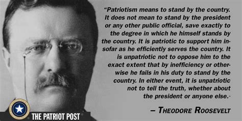 Patriot Quotes Theodore Roosevelt Quotesgram
